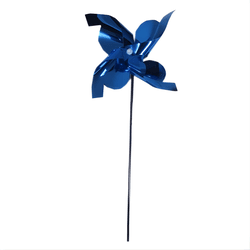 Catavento Metalizado Azul – Kit com 12 Unidades Re... - BAIUCA