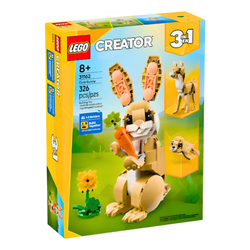 LEGO Creator 3 em 1 Coelho 31162 com 326 Peças - BAIUCA