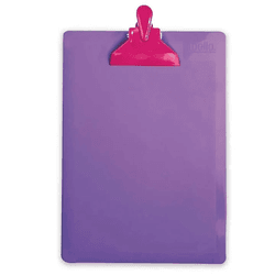 Prancheta Acrílica Ofício Roxa com Prendedor 3007 ... - BAIUCA