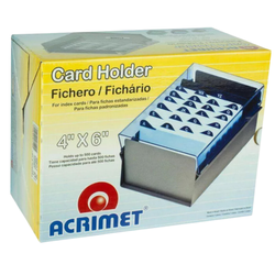 FICHARIO ACRILICO 4 X 6 912 ACRIMET - BAIUCA