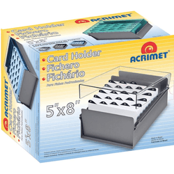 FICHARIO ACRILICO 5 X 8 913 FM ACRIMET - BAIUCA