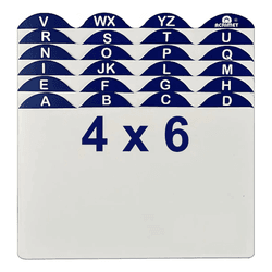 Índice para Fichário Acrimet 632 4x6 A/Z | Organiz... - BAIUCA