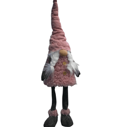 Mamãe Noel Decorativa em Pé Rosa 66cm BT991 Tok da... - BAIUCA