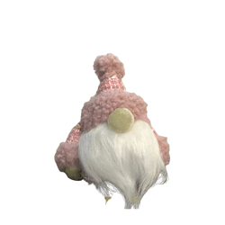 Boneco Kringel com Gorro Rosa e Branco 1102427 Cro... - BAIUCA