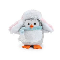 Pinguim Decorativo com Gorro e Cachecol Rosa/Azul ... - BAIUCA