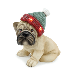 Cachorro Decorativo Natalino com LED – Cromus 1001... - BAIUCA