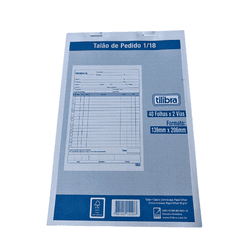 Bloco de Pedido 1/18 2 Vias 80 Folhas 151572 Tilib... - BAIUCA