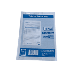 Bloco de Pedido 1/32 2 Vias 40 Folhas 234389 Tilib... - BAIUCA