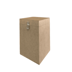 Urna de MDF Grande com Fecho e Cadeado 20x20x30 – ... - BAIUCA