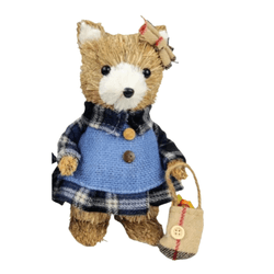 Urso de Natal em Pé Filhote Decorativo AB271 - BAIUCA