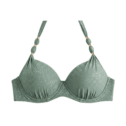 TOP COM BOJO DELUXE VERDE AMAZONIA - Banho de Mar