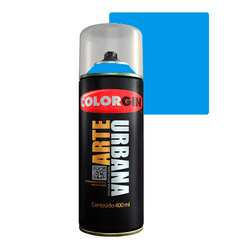 COLORGIN SPRAY ARTE URBANA AZUL CELESTE 965 400ML - Baratão das Tintas 