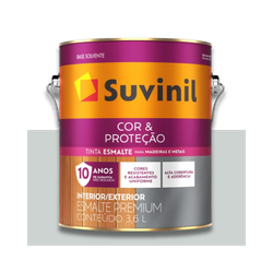 SUVINIL ESMALTE COR E PROTEÇÃO BRILHANTE ALUMÍNIO ... - Baratão das Tintas 