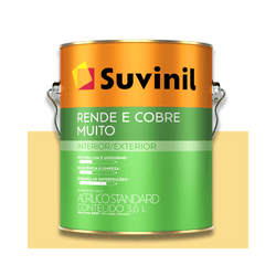 SUVINIL RENDE E COBRE MUITO AMARELO CANÁRIO 3,6L - Baratão das Tintas 