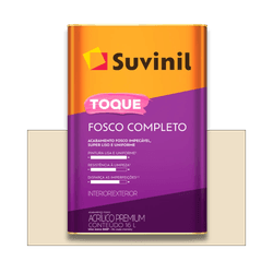SUVINIL ACRILICO TOQUE FOSCO COMPLETO AREIA 18L - Baratão das Tintas 