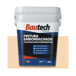 BAUTECH PINTURA EMBORRACHADA AREIA 20KG - Baratão das Tintas 
