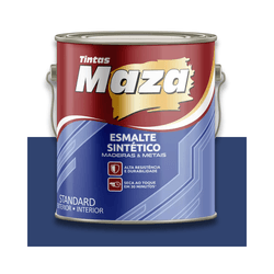 MAZA ESMALTE SINTÉTICO BRILHANTE AZUL DEL REY 225M... - Baratão das Tintas 