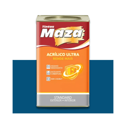 MAZA ACRÍLICO ULTRA AZUL PROFUNDO 18L - Baratão das Tintas 