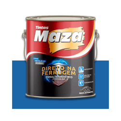 Maza Esmalte Sintético Direto na Ferrugem Azul Reg... - Baratão das Tintas 