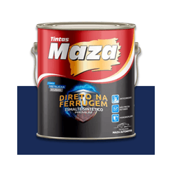 Maza Esmalte Sintético Direto na Ferrugem Azul 3,6... - Baratão das Tintas 