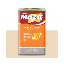 MAZA ACRÍLICO ULTRA BISCOITO DE LEITE 18L - Baratão das Tintas 