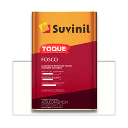 SUVINIL TOQUE FOSCO (LÁTEX MAXX CLÁSSICA) BRANCO F... - Baratão das Tintas 