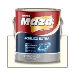 MAZA ACRÍLICO EXTRA BRANCO 3,6L - Baratão das Tintas 