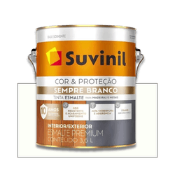 SUVINIL ESMALTE SEMPRE BRANCO BRILHANTE 3,6L - Baratão das Tintas 