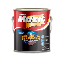 Maza Esmalte Sintético Direto na Ferrugem Branco 3... - Baratão das Tintas 