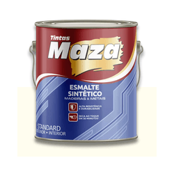 MAZA ESMALTE SINTÉTICO FOSCO BRANCO 3,6L - Baratão das Tintas 