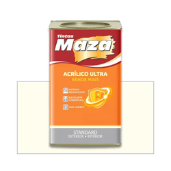 MAZA ACRÍLICO ULTRA BRANCO 18L - Baratão das Tintas 