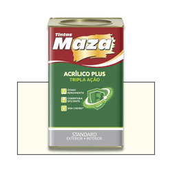 MAZA ACRÍLICO PLUS BRANCO 18L - Baratão das Tintas 