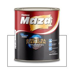MAZA ESMALTE SINTÉTICO METÁLICO BRANCO 900ML - Baratão das Tintas 