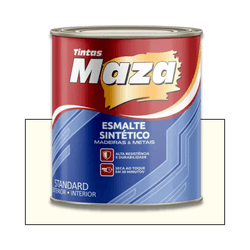 MAZA ESMALTE SINTÉTICO BRILHANTE BRANCO 225ML - Baratão das Tintas 