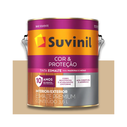 SUVINIL ESMALTE COR E PROTEÇÃO BRILHANTE CAMURÇA 3... - Baratão das Tintas 