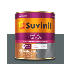 SUVINIL ESMALTE COR E PROTEÇÃO BRILHANTE CINZA ESC... - Baratão das Tintas 