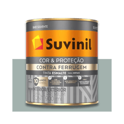SUVINIL COR E PROTEÇÃO CONTRA FERRUGEM CINZA MEDIO... - Baratão das Tintas 