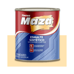 MAZA ESMALTE SINTÉTICO BRILHANTE CREME 900ML - Baratão das Tintas 
