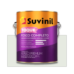 SUVINIL ACRILICO TOQUE FOSCO COMPLETO GELO 3,6L - Baratão das Tintas 