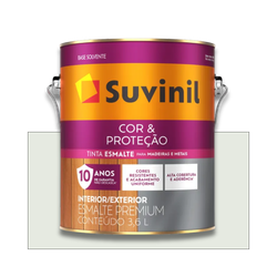 SUVINIL ESMALTE COR E PROTEÇÃO ACETINADO GELO 3,6L... - Baratão das Tintas 