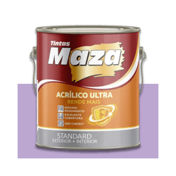 MAZA ACRÍLICO ULTRA LILÁS 3,6L - Baratão das Tintas 