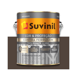 SUVINIL COR E PROTEÇÃO CONTRA FERRUGEM MARROM 3,6L... - Baratão das Tintas 