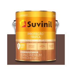 SUVINIL VERNIZ PROTEÇÃO TRIPLA BASE ÁGUA BRILHANTE... - Baratão das Tintas 