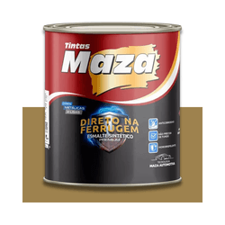 MAZA ESMALTE SINTÉTICO METÁLICO OURO 900ML - Baratão das Tintas 
