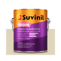 SUVINIL ACRILICO TOQUE FOSCO COMPLETO PALHA 3,6L - Baratão das Tintas 