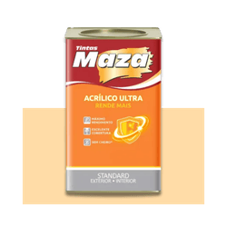 MAZA ACRÍLICO ULTRA PÊSSEGO 18L - Baratão das Tintas 