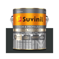 SUVINIL COR E PROTEÇÃO CONTRA FERRUGEM PRETO 3,6L - Baratão das Tintas 