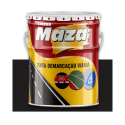 MAZA PAV DEMARCAÇÃO PRETO 18L - Baratão das Tintas 