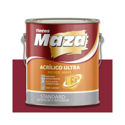 MAZA ACRÍLICO ULTRA TOMATE SECO 3,6L - Baratão das Tintas 