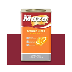 MAZA ACRÍLICO ULTRA TOMATE SECO 18L - Baratão das Tintas 